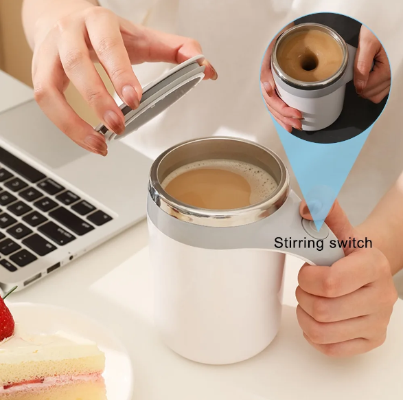 Self Stirring Coffee Mug